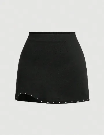 Fusta SHEIN CURVE, negru