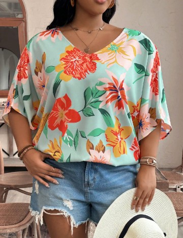 Bluza SHEIN CURVE, mix culori