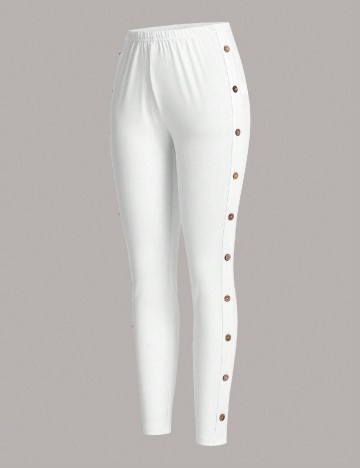 Pantaloni SHEIN, alb
