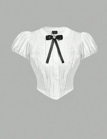 Top SHEIN, alb