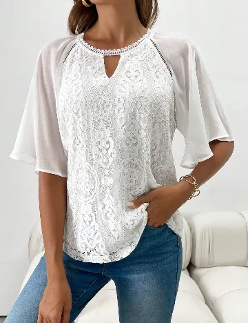 Bluza SHEIN, alb