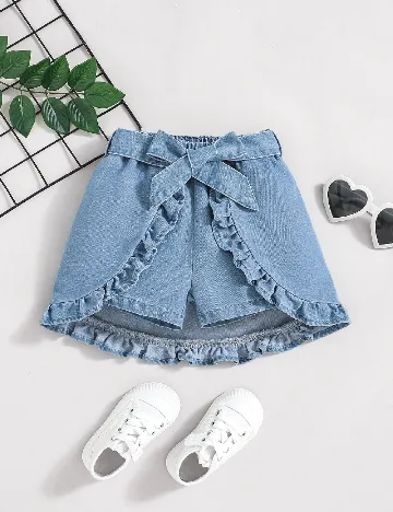 Pantaloni scurti Shein Kids, albastru