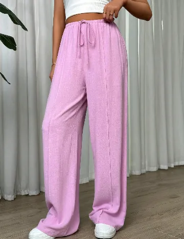 Pantaloni SHEIN, roz