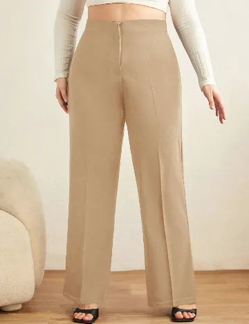 Pantaloni SHEIN CURVE, crem
