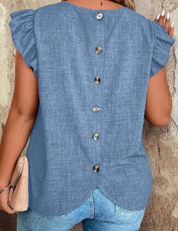 Bluza SHEIN CURVE, albastru