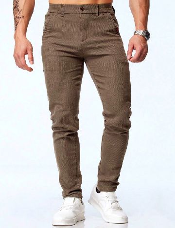Pantaloni SHEIN, maro