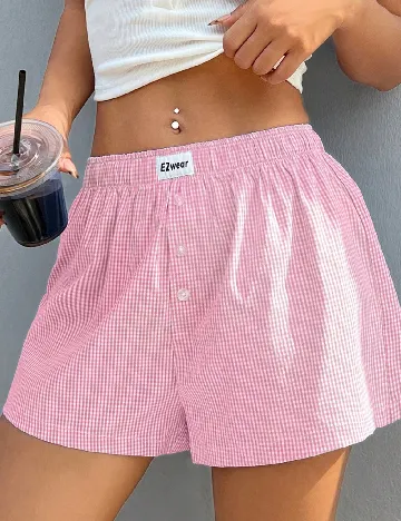 Pantaloni scurti SHEIN, roz