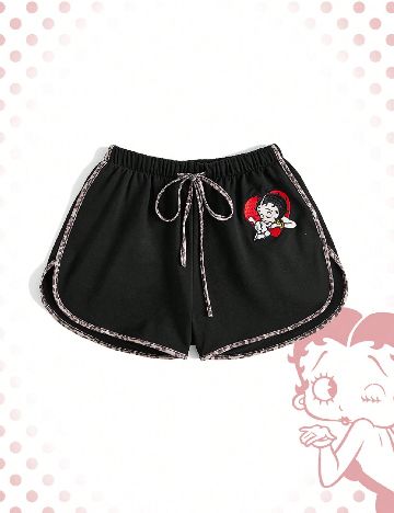Pantaloni scurti Romwe, negru