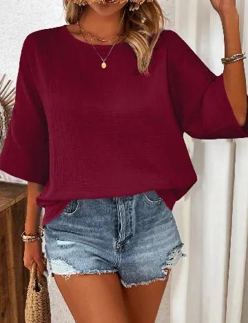 Bluza SHEIN, grena