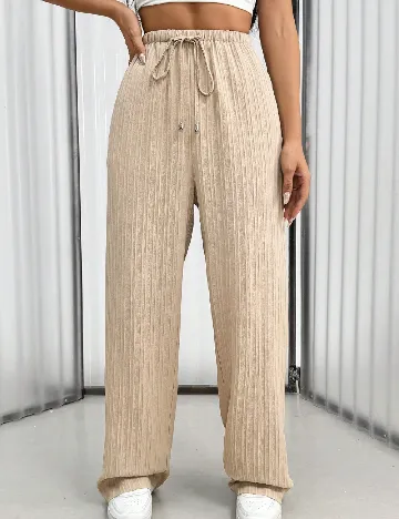 Pantaloni SHEIN, crem