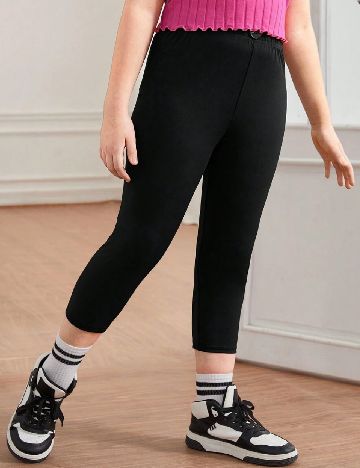 Pantaloni Shein Kids, negru