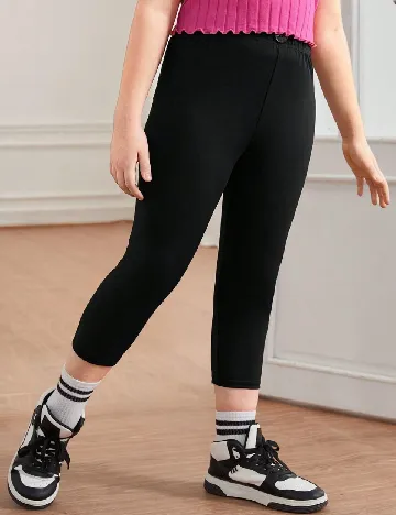 Pantaloni Shein Kids, negru