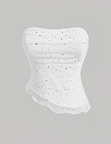 Top SHEIN, alb
