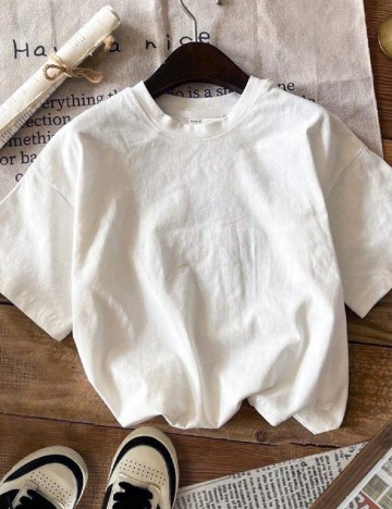 Tricou SHEIN CURVE, alb