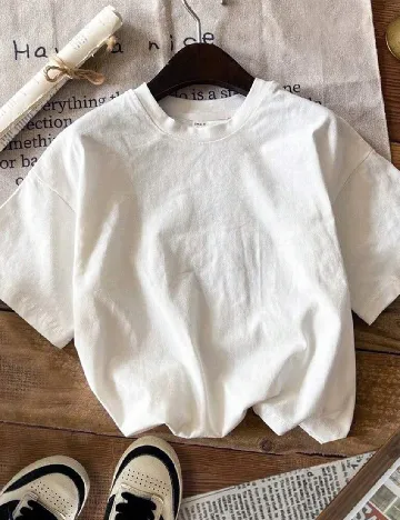 Tricou SHEIN CURVE, alb