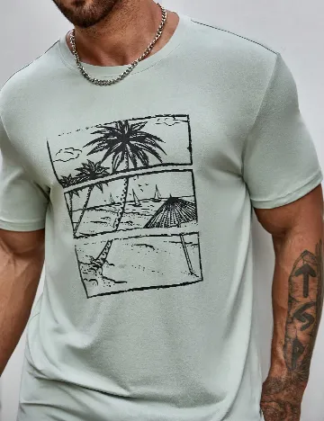 Tricou SHEIN, verde
