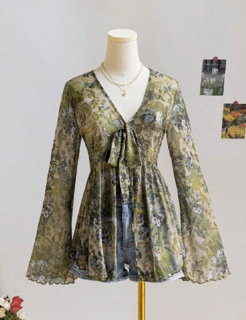Bluza SHEIN, verde