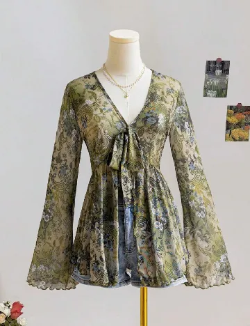 Bluza SHEIN, verde