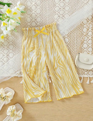 Pantaloni Shein Kids, galben