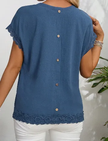 Bluza Emery Rose, albastru