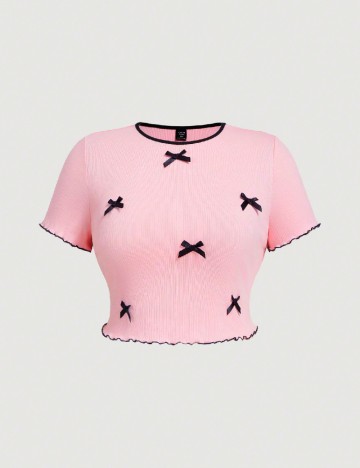 Top SHEIN CURVE, roz