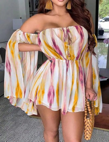Salopeta SHEIN, mix culori