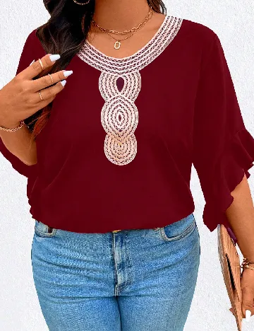 Bluza SHEIN CURVE, rosu