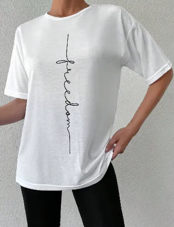 Tricou SHEIN, alb