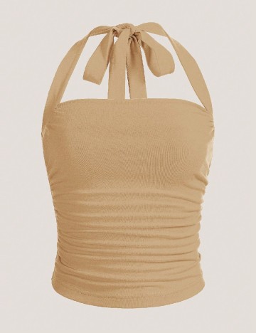 Top SHEIN, maro deschis