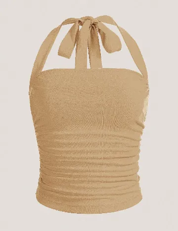 Top SHEIN, maro deschis