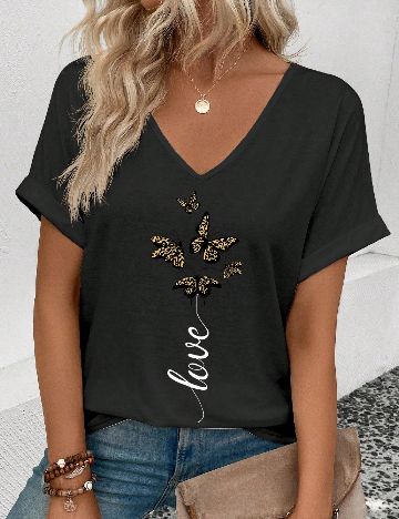 Tricou SHEIN, negru