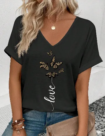 Tricou SHEIN, negru