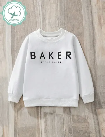 Bluza Shein Kids, alb