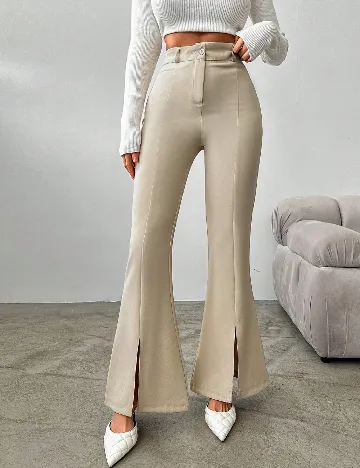 Pantaloni SHEIN, crem