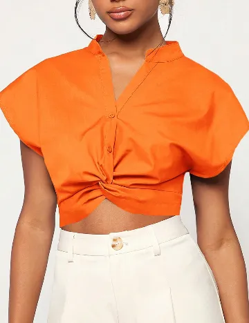 Top SHEIN, portocaliu