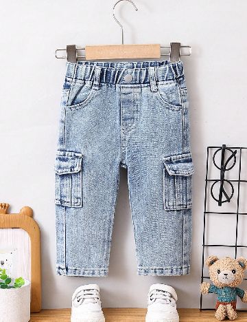 Blugi Shein Kids, albastru