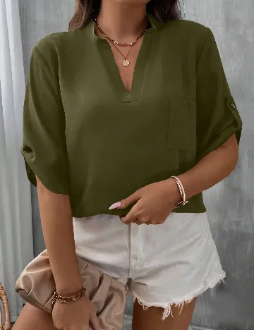 Bluza Emery Rose Curve, verde