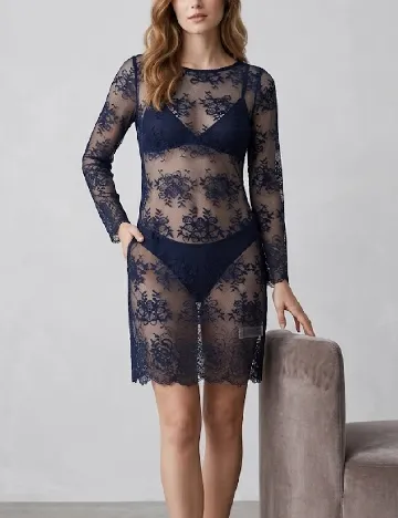 Rochie de noapte Intimissimi, bleumarin inchis