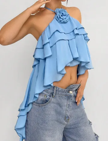 Top SHEIN, albastru