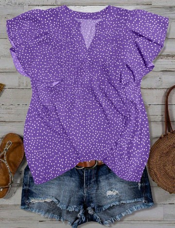 Bluza SHEIN CURVE, mov
