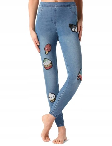 Blugi Calzedonia, albastru