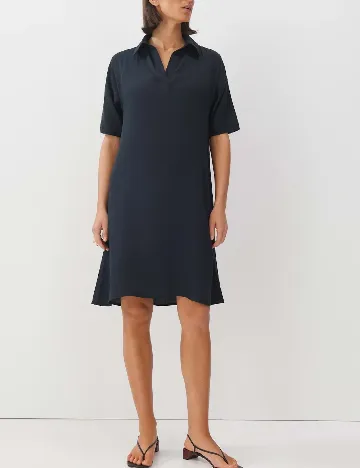 Rochie scurta Someday, bleumarin inchis