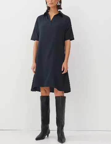 Rochie scurta Someday, bleumarin inchis