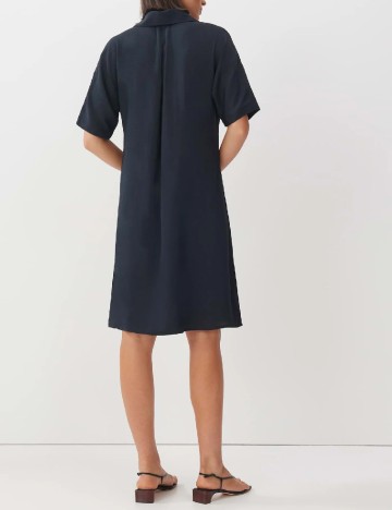 Rochie scurta Someday, bleumarin inchis