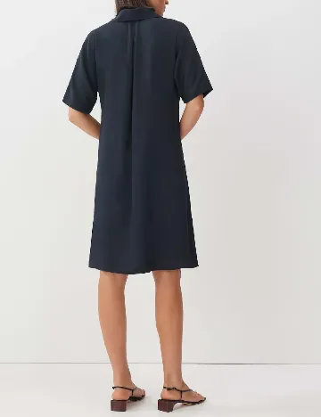 Rochie scurta Someday, bleumarin inchis