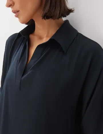 Rochie scurta Someday, bleumarin inchis
