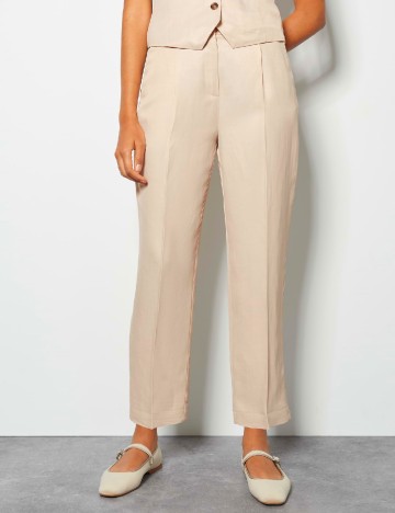Pantaloni Someday, crem