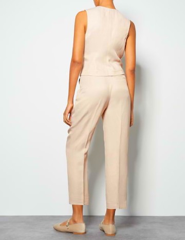 Pantaloni Someday, crem