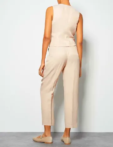 Pantaloni Someday, crem