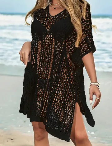 Rochie de plaja SHEIN, negru